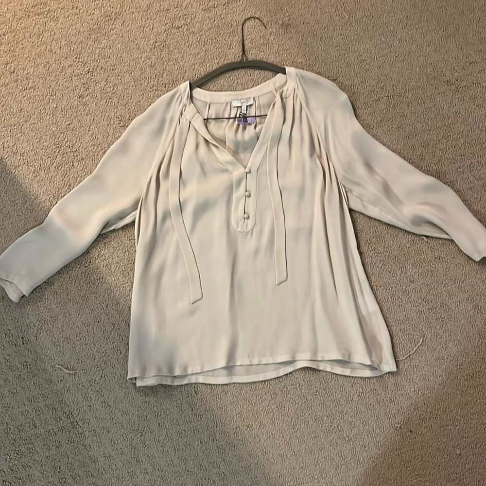 Joie cream colored shirt size small
